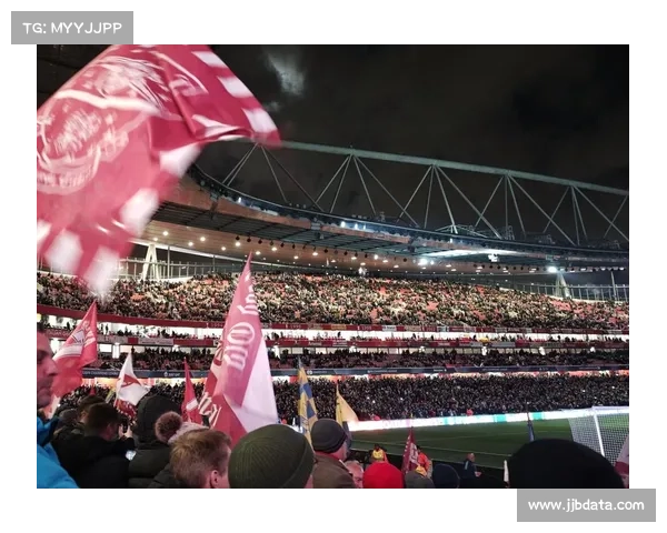 酋长球场现TIFO：阿森纳球迷展示巨型标语声援球队